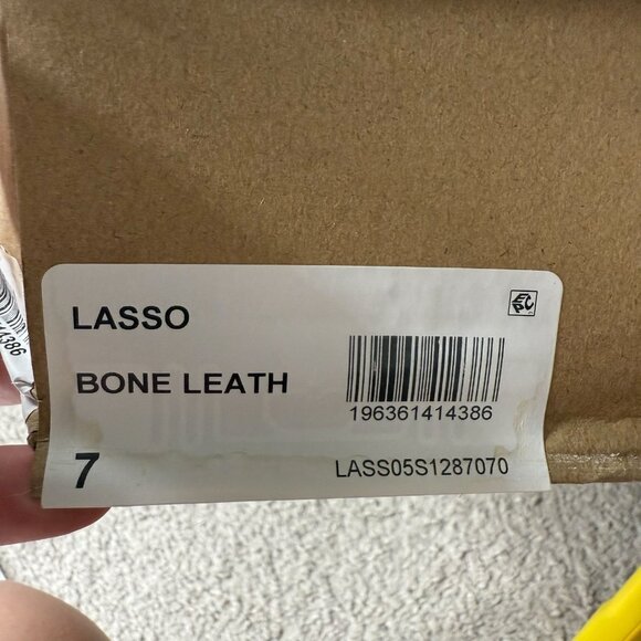 Steve Madden Lasso Cowboy Western Tall Boots Bone Leather Size 7 Women’s NWT - Picture 10 of 12